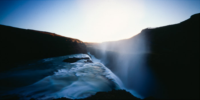 Iceland #MyStopOver Gullfoss, Cercle d'Or / sténopé Holga Pinhole Wide